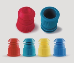 LLG-TEST TUBE STOPPERS, YELLOW          