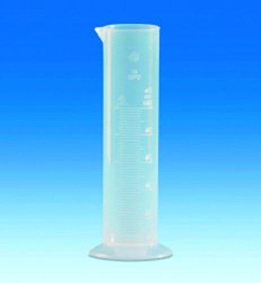 KEFO SLOVENIA Graduated Cylinders PP Class B Low Form Raised Scale