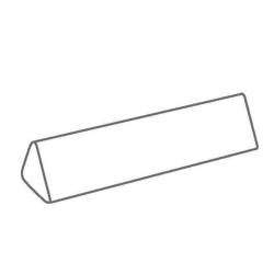 Slika Magnetic stirring bars, triangular, PTFE