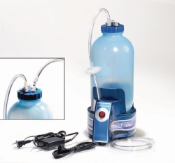 Hiflow vacuum aspirator system with pump