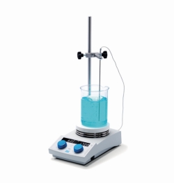 Slika Magnetic stirrer AREX 6 Digital PRO, with PT100 temperature sensor, support rod, and clamp