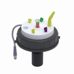 b.safe Waste Caps S 95, PE, with electronic fill level control