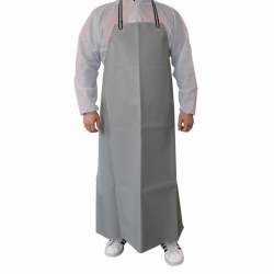 LLG-Working and chemical protective aprons Guttasyn<sup>&reg;</sup>, PVC/PE, light grey