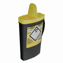 Disposal Container SHARPSAFE&reg;, clear opening