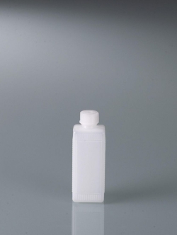 Square bottles with screw cap, HDPE