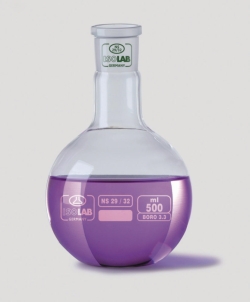 Slika Round bottom flasks, borosilicate glass 3.3