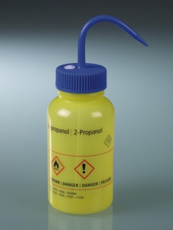Slika Safety wash bottles, with GHS imprint, LDPE
