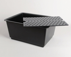 Collecting trays, HDPE, electrically conductive