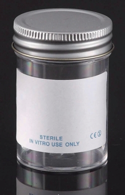 LLG-Sample containers, PS, with metal cap, sterile