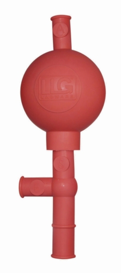 Slika LLG-Safety pipette bulb, rubber, red