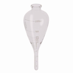 Slika ASTM Centrifuge Tubes, pear-shaped, with conical base, borosilicate glass 3.3