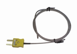 Slika Thermocouple, thermocouple Type K, with steel braided cable