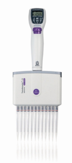 Slika Multichannel microliter pipettes Transferpette<sup>&reg;</sup>-8 / -12 electronic, variable