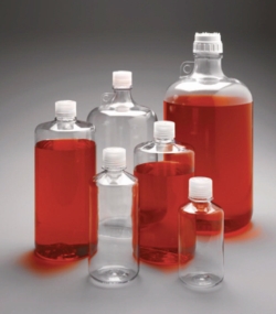 Narrow mouth bottles Nalgene&trade;, PC, with screw cap, PP