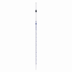 Graduated pipettes, Soda-lime glass, class AS, blue graduation, type 2