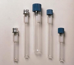 Slika Culture tubes, Borosilicate glass 3.3, with aluminium screw cap