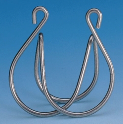 WIRE CLIPS,CHROME-NICKEL STEEL,FOR NS 10