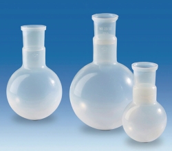 Round-bottom flasks, PFA