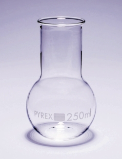 Slika Flasks, boiling, flat bottom, wide neck, Pyrex<sup>&reg;</sup>