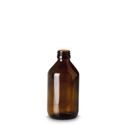 Slika Narrow-mouth bottles without closure, soda-lime glass, brown, PP 28