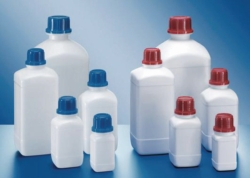 Slika Square reagent bottles without closure, HDPE