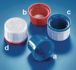 Slika Caps for narrow-mouth reagent bottles, PP