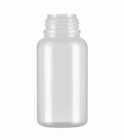 Wide-mouth bottles without closure, series 303, LDPE
