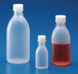 Narrow-mouth bottles, PP, graduated