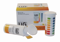 LLG-Universal Indicator strips <I>&quot;Premium&quot;,</I> in vial with snap lid