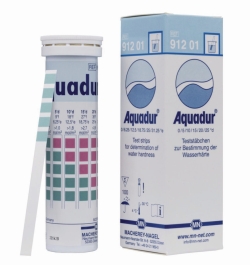 Water hardness test strips, AQUADUR<sup>&reg;</sup>