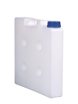 Slika Space saving jerrycan Flachmann LaboPlast<sup>&reg;</sup>, PP, without threaded connector