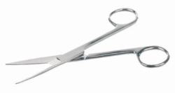 SCISSORS,ST.STEEL,STRAIGHT,POINTED/POINT