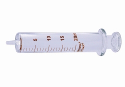 ALL-GLASS SYRINGES,CAP. 50 ML,GLASS CONE