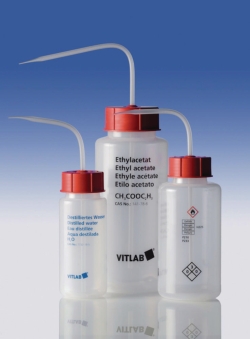 Slika VITsafe&trade; safety wash bottles, wide-mouth, PP/LDPE