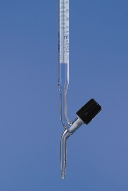 Burettes, with straight valve cock, borosilicate glass 3.3, class AS, incl. individual certificate
