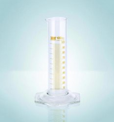 Measuring cylinders, DURAN<sup>&reg;</sup>, low form, class B, amber stain graduation