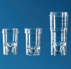 Autoanalyser cups for Technicon<sup>&reg;</sup> analysers