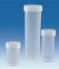 Sample containers, PP with snap on caps, LDPE