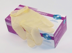 Disposable Gloves Comfort, Latex, Powder-Free