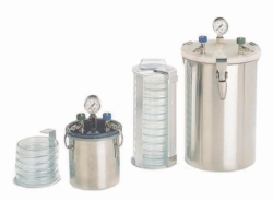Anaerobic jars, stainless steel