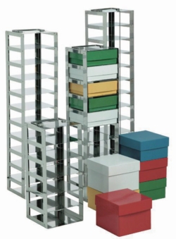 Chest freezer racks, classic, stainless steel, for boxes with 75 mm height