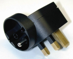 Adaptor plugs, Swiss and UK