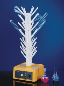 Flash dryer for laboratory glassware