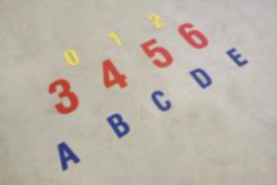 Floor markings DuraStripe<sup>&reg;</sup> Xtreme, Letters
