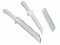 Disposable spatulas, PS, without sheath