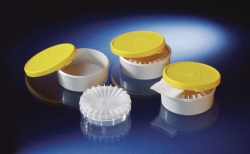 Slika Sample containers external bin, PE with snap on lids