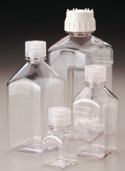 Square Media Bottles Nalgene&trade; Typ 2019, PETG, sterile