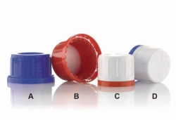 Caps for narrow-mouth reagent bottles, PP