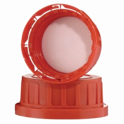 Tamper-evident caps for wide-mouth reagent bottles, PP