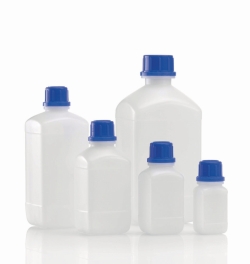 Slika Square reagent bottles without closure, HDPE